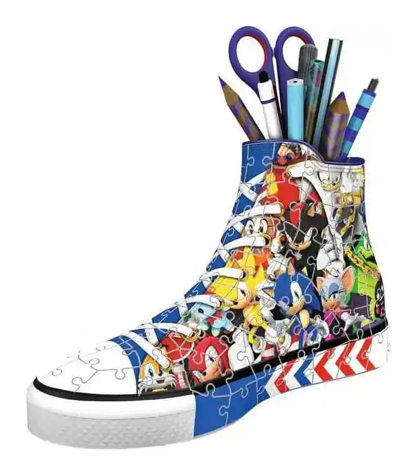 Sonic - The Hedgehog Puzzle 3D Tip Sneaker (108 piese) poza produsului