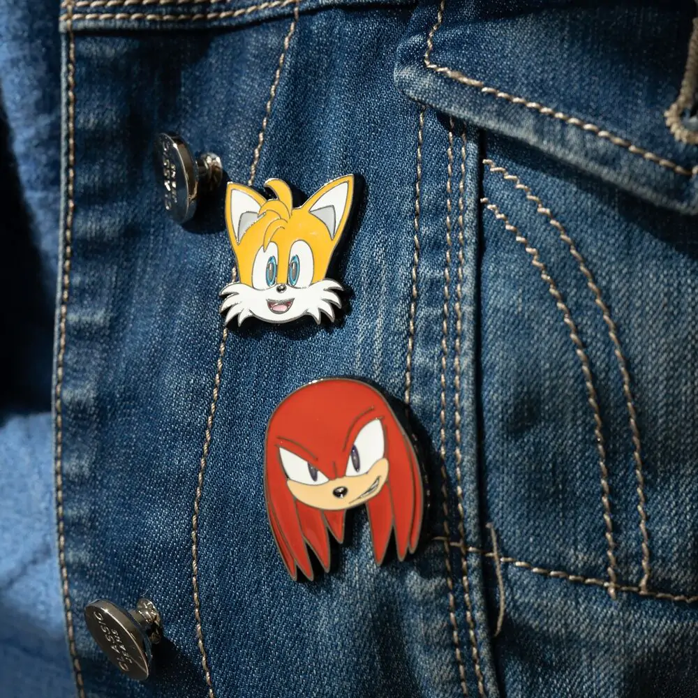 Set de 4 ace/insigne Sonic The Hedgehog poza produsului