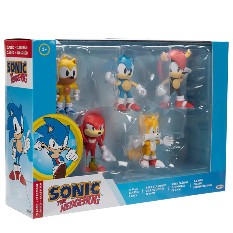 Sonic the Hedgehog pack 5 figurine 6cm poza produsului