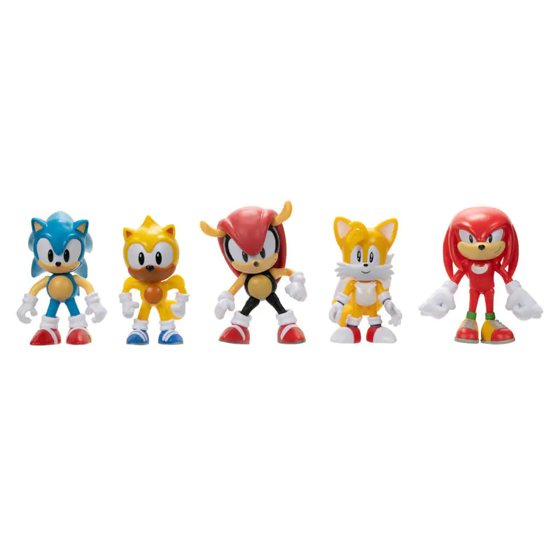 Sonic the Hedgehog pack 5 figurine 6cm poza produsului