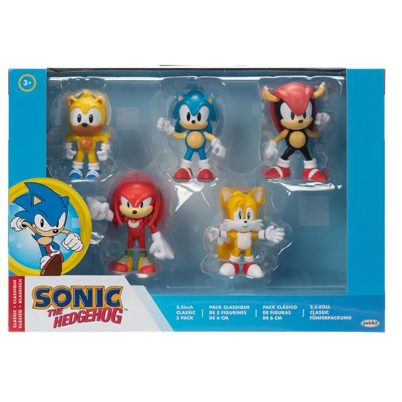 Sonic the Hedgehog pack 5 figurine 6cm poza produsului