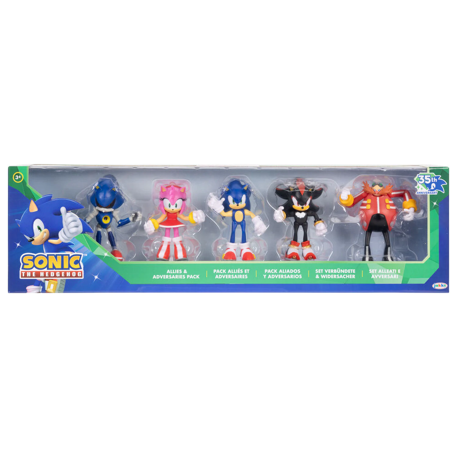 Sonic The Hedgehog pachet 5 figurine 6cm poza produsului