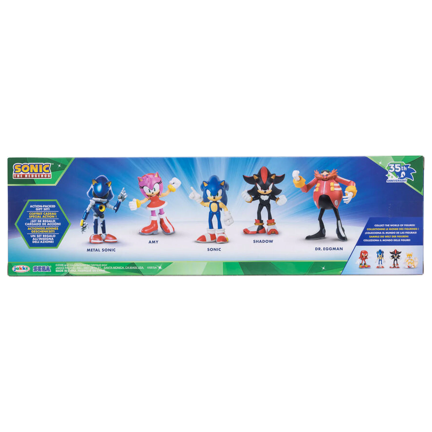 Sonic The Hedgehog pachet 5 figurine 6cm poza produsului