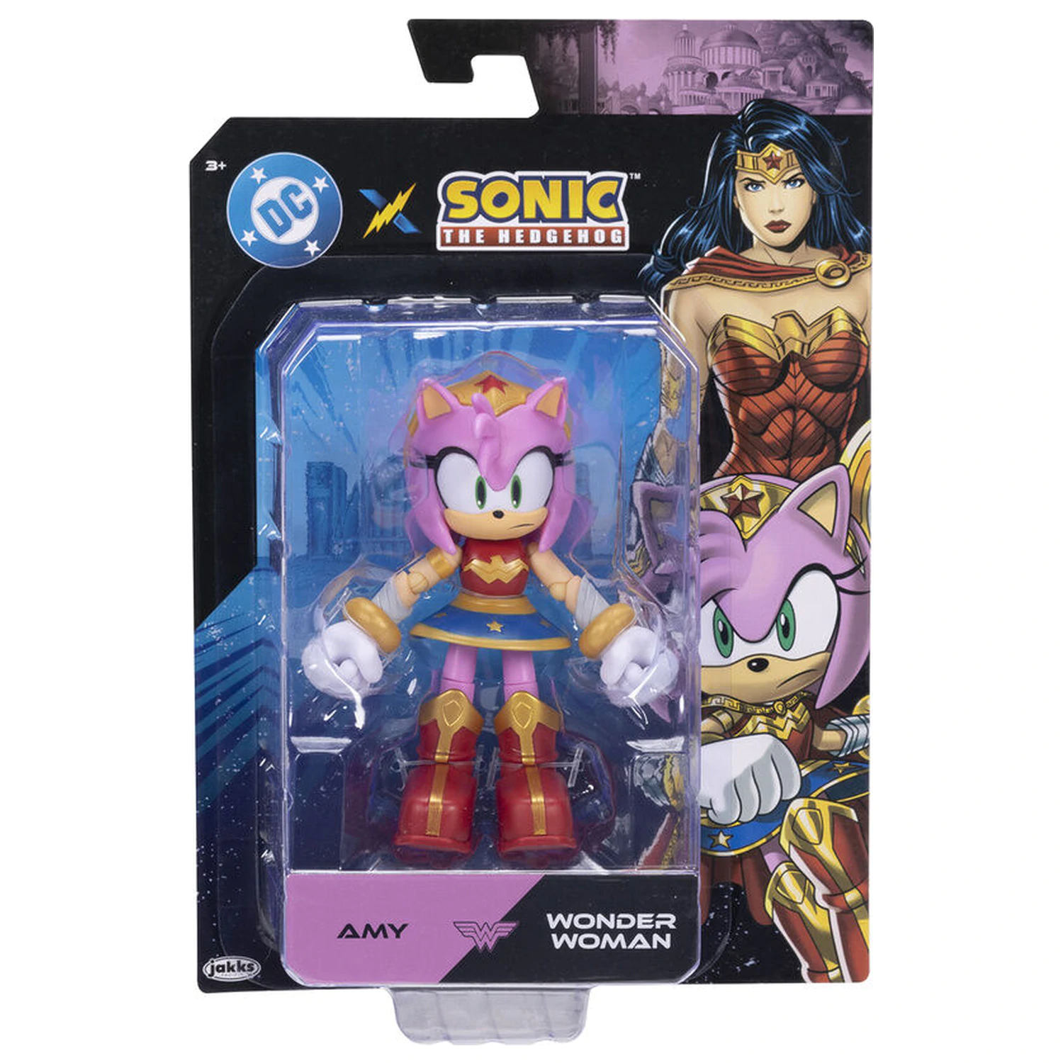 Figurina Sonic The Hedgehog Amy Wonder Woman 13cm poza produsului