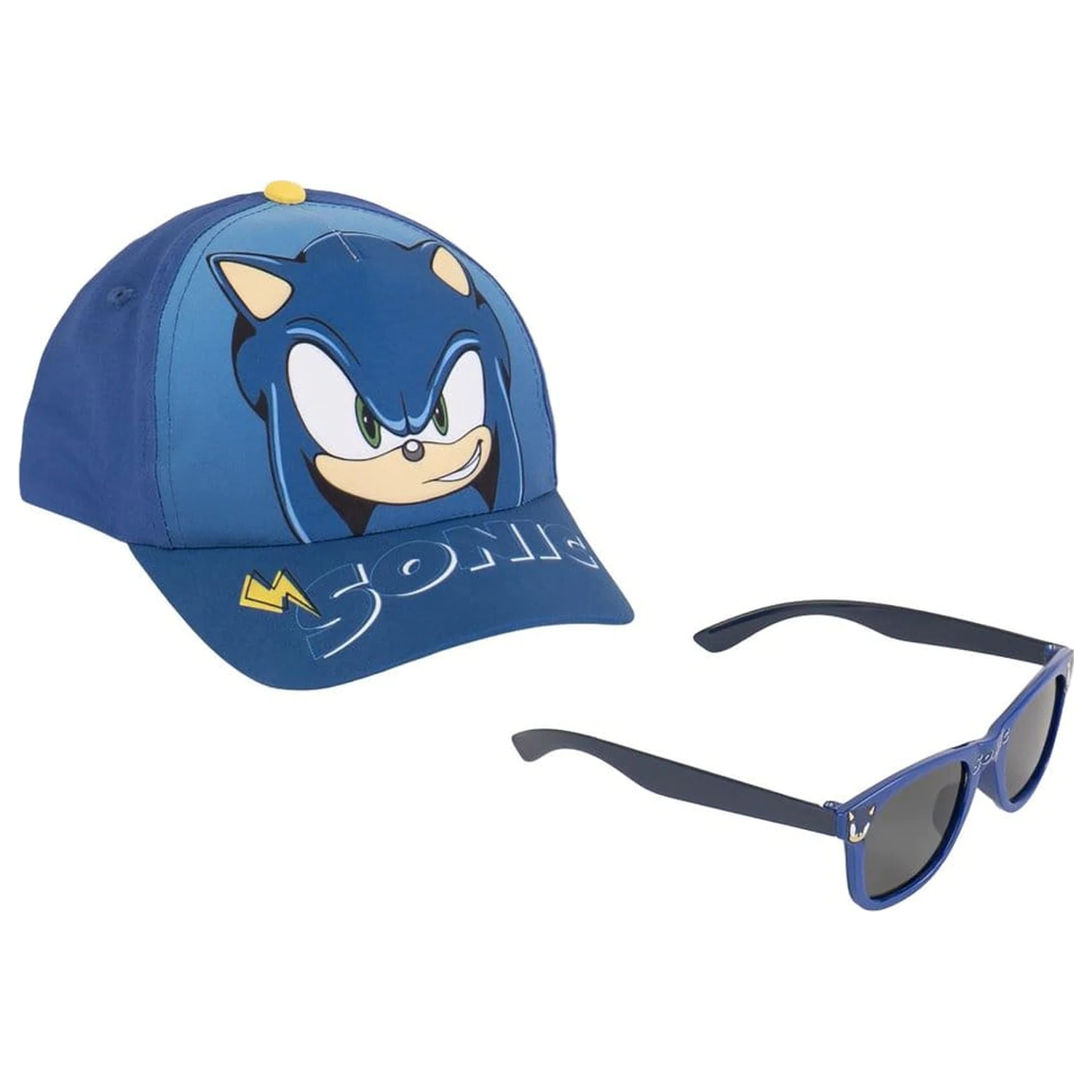 Sonic The Hedgehog Baseball Sapca si Set Ochelari de Soare 53 cm poza produsului