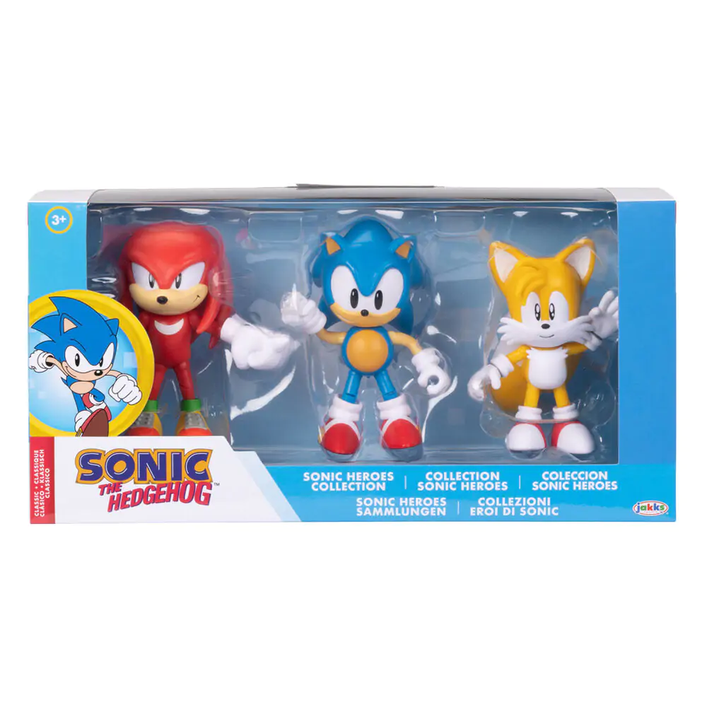 Sonic the Hedgehog Classic pachet 3 figurine 10cm poza produsului