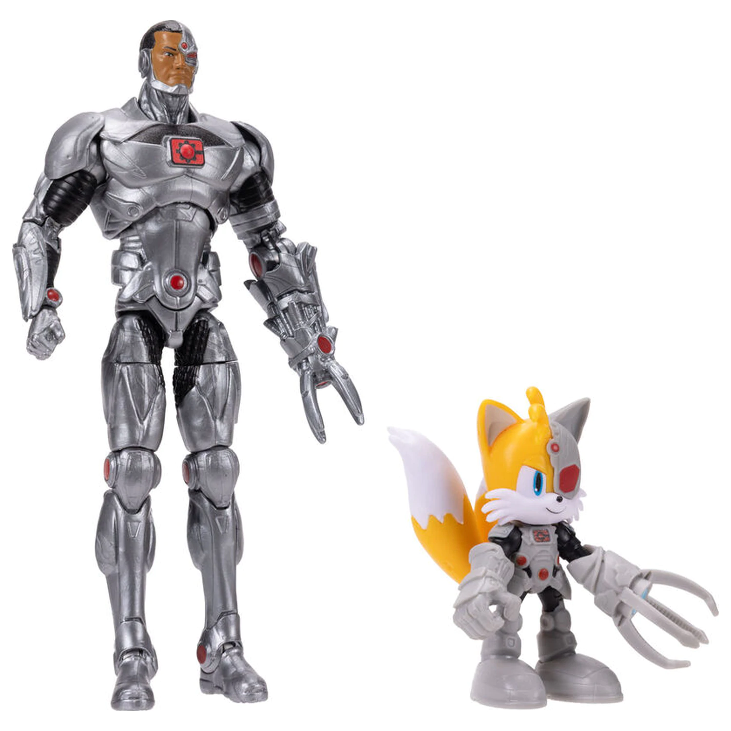 Sonic The Hedgehog Cyborg & Tails pachet 2 figurine poza produsului
