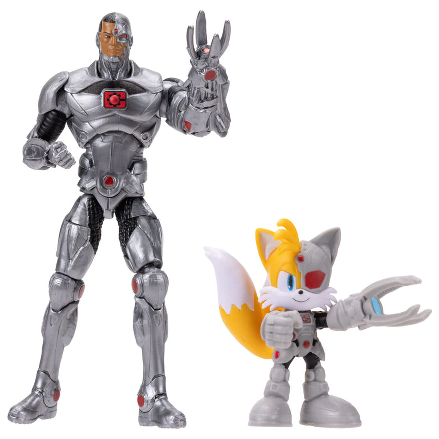 Sonic The Hedgehog Cyborg & Tails pachet 2 figurine poza produsului