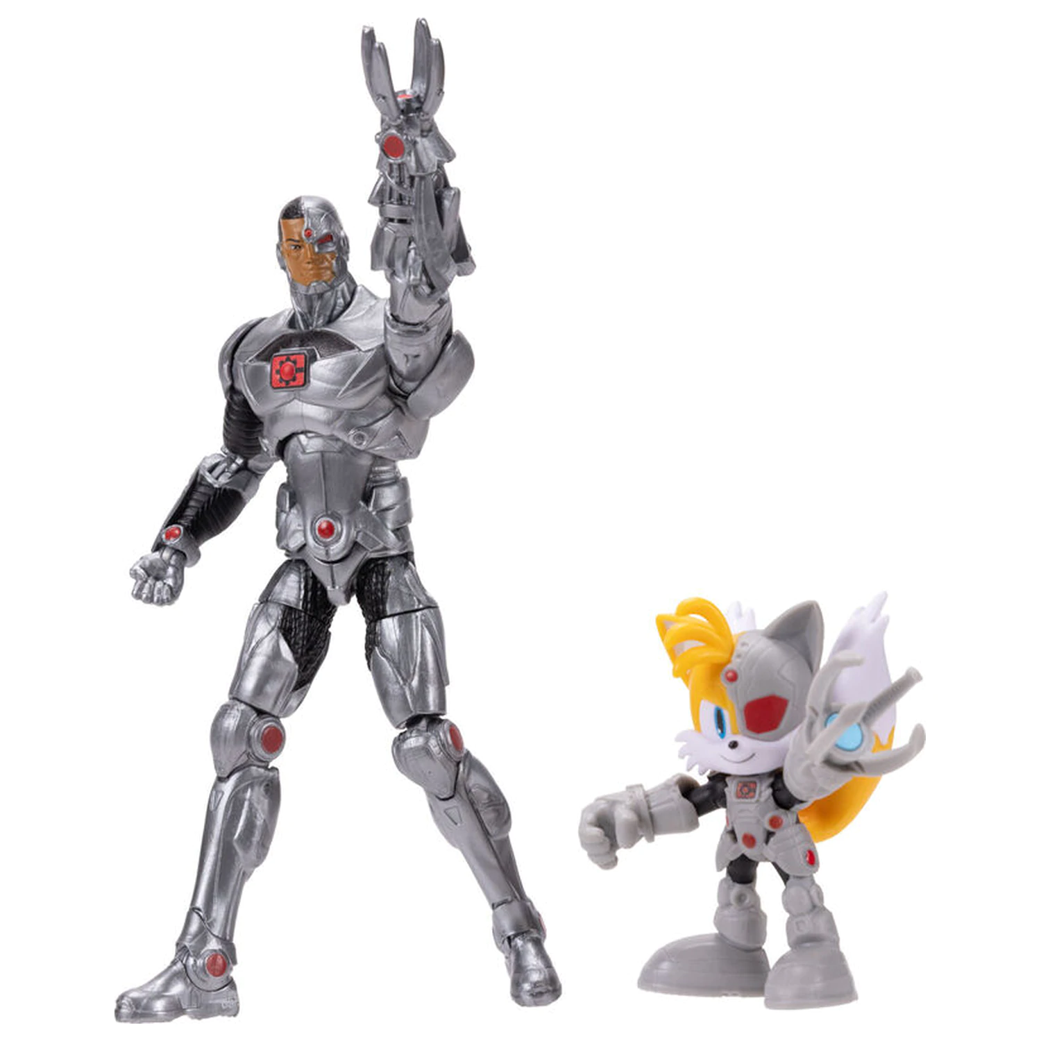 Sonic The Hedgehog Cyborg & Tails pachet 2 figurine poza produsului