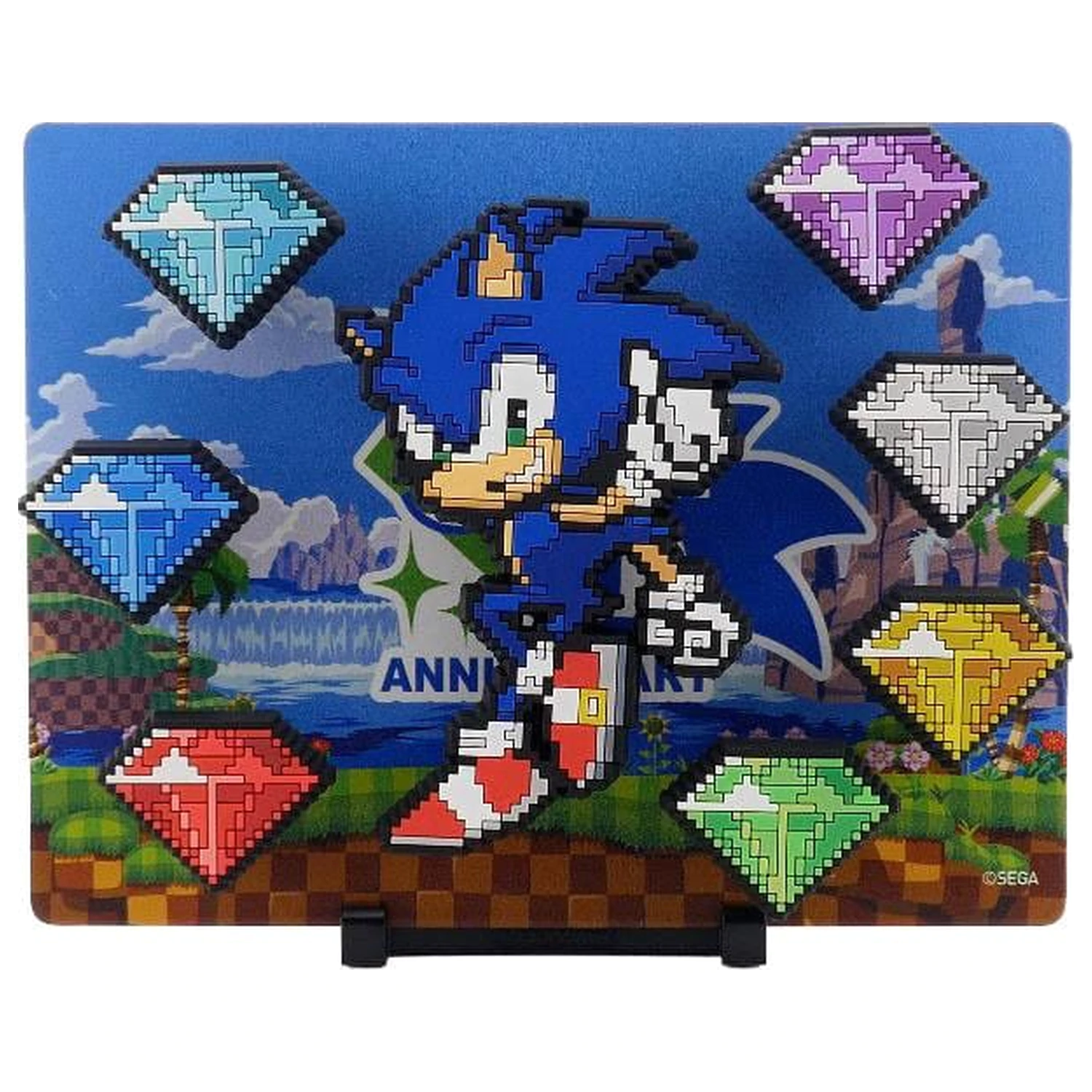 Sonic The Hedgehog FiGGYZ Magnet Colectionabil Modern Sonic Aniversare 35 9 cm poza produsului