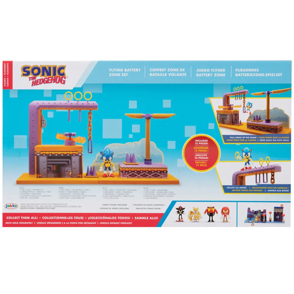 Sonic The Hedgehog Flying Battery Zone set de joaca 6cm poza produsului