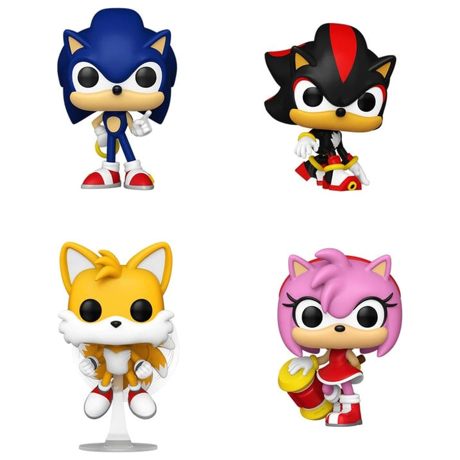 Sonic - The Hedgehog Funko POP! Figurine din vinil Pachet 4 Sonic poza produsului