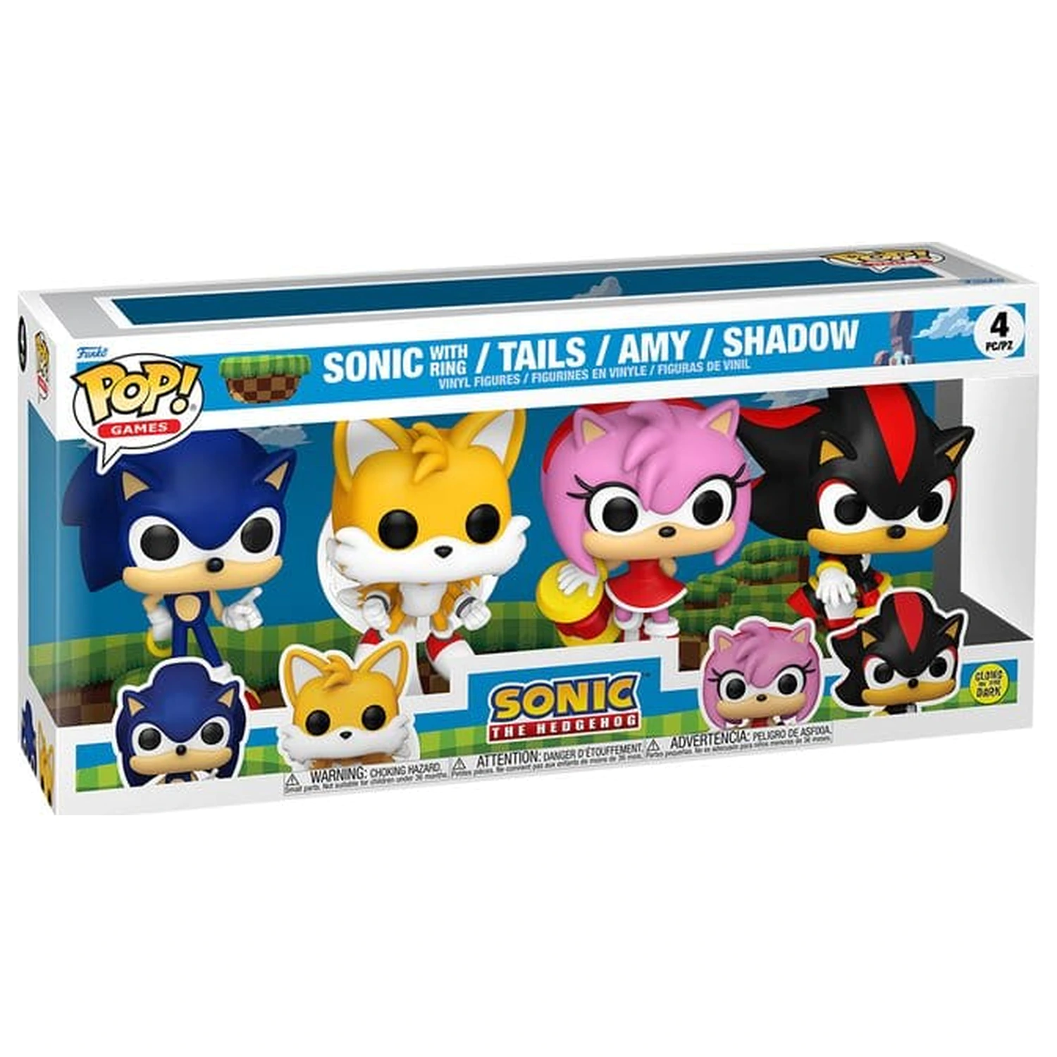 Sonic - The Hedgehog Funko POP! Figurine din vinil Pachet 4 Sonic poza produsului