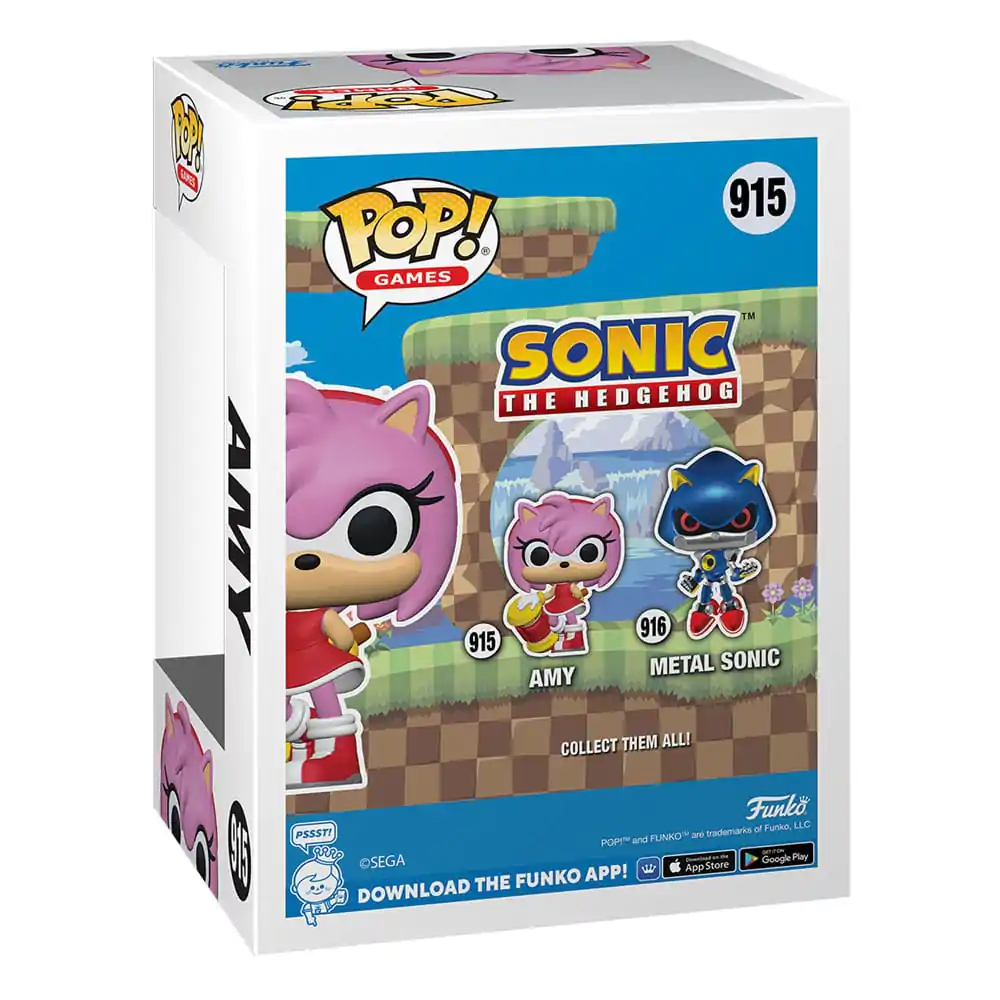 Sonic the Hedgehog POP! Games Figurină Vinyl Amy Rose 9 cm poza produsului