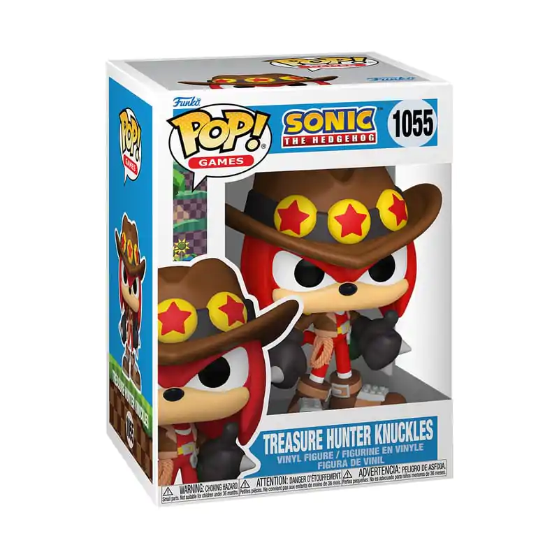 Sonic the Hedgehog Funko POP! Games Figurina Vinyl Vânător de comori Knuckles 9 cm poza produsului