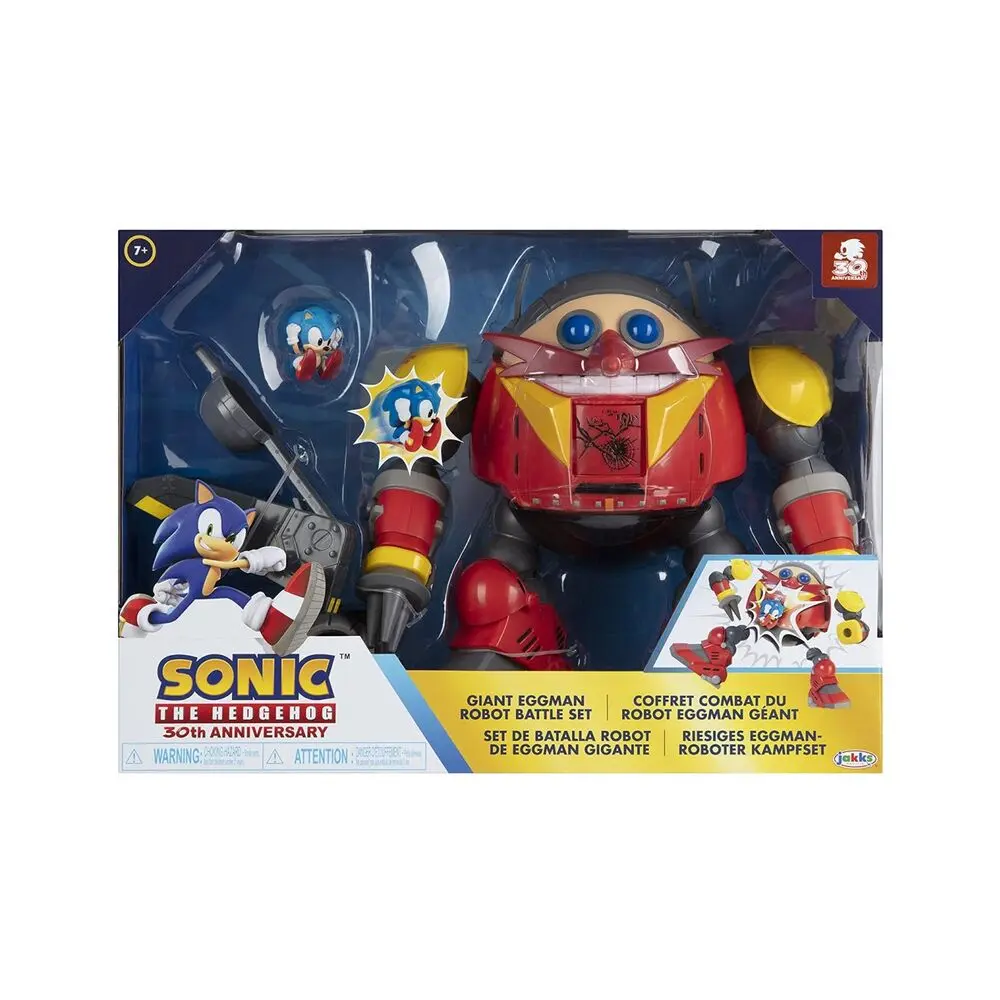 Sonic the Hedgehog Robot Gigant Eggman vs Sonic Battle set de joacă poza produsului