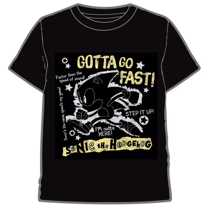 Sonic The Hedgehog Go Fast tricou poza produsului