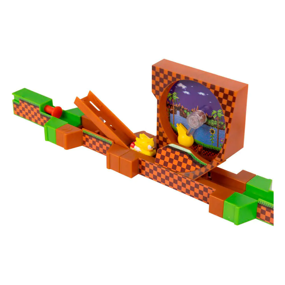 Sonic - Ariciul Go Go Racers Figurina Mini Set de joacă Rampe de lansare Deluxe poza produsului