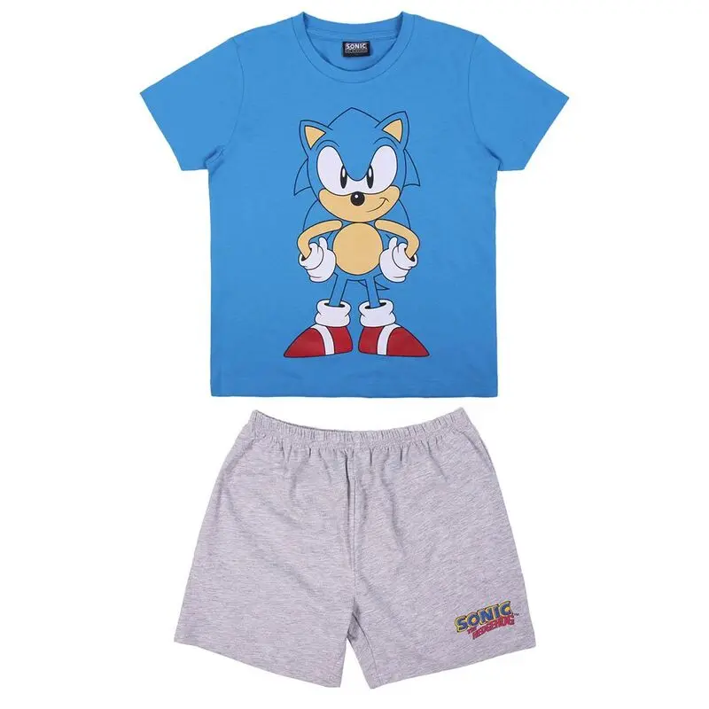 Pijama scurtă pentru copii Sonic the Hedgehog poza produsului