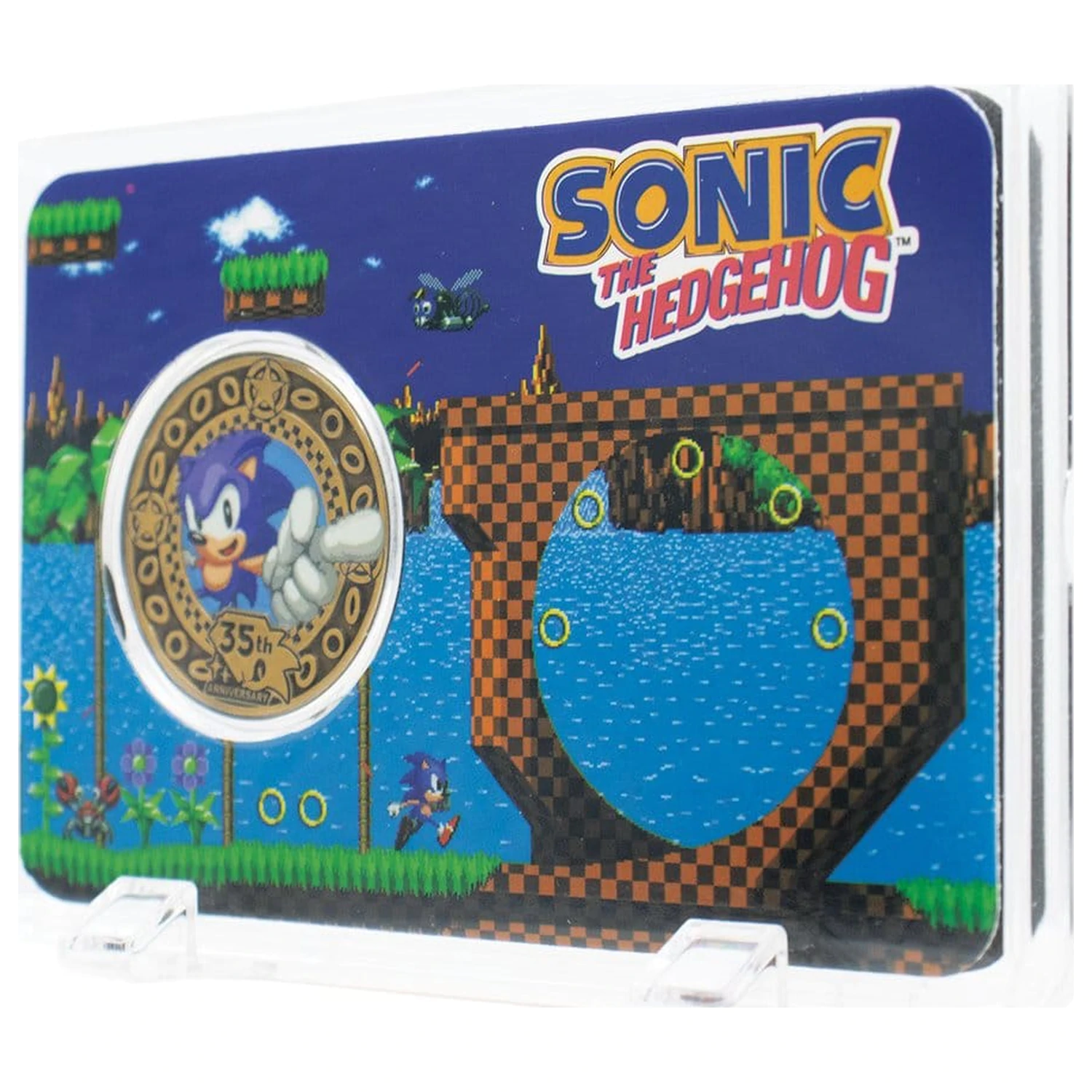 Moneda de colectie Sonic the Hedgehog Editie Limitata 35th Anniversary poza produsului