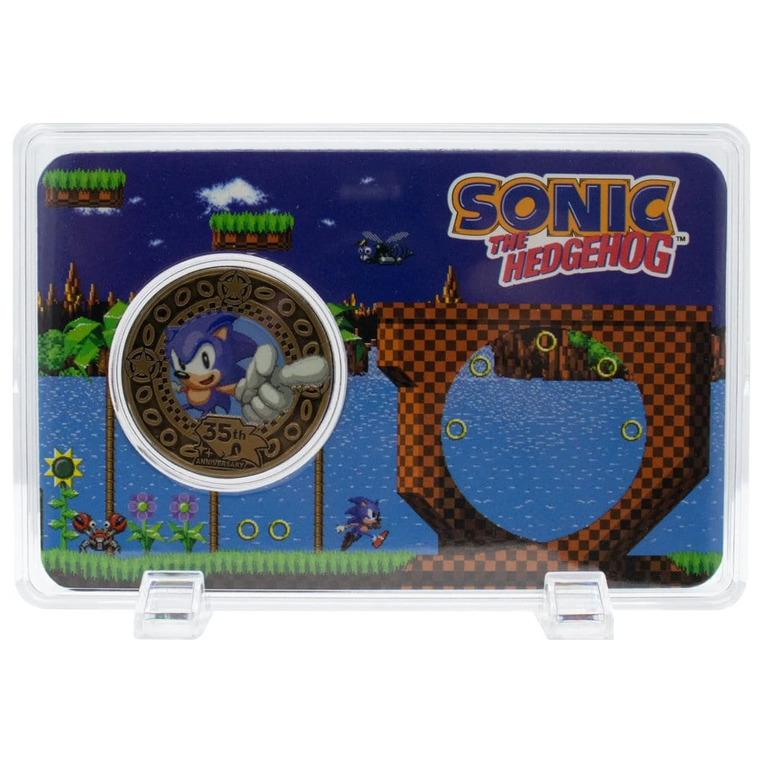 Moneda de colectie Sonic the Hedgehog Editie Limitata 35th Anniversary poza produsului