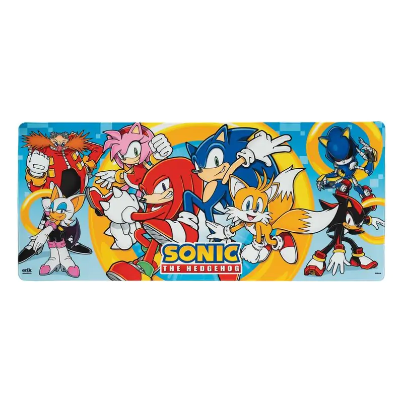 Sonic the Hedgehog gaming desk pad poza produsului