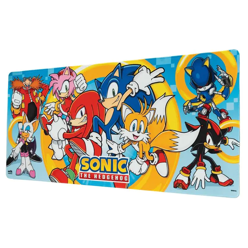 Sonic the Hedgehog gaming desk pad poza produsului