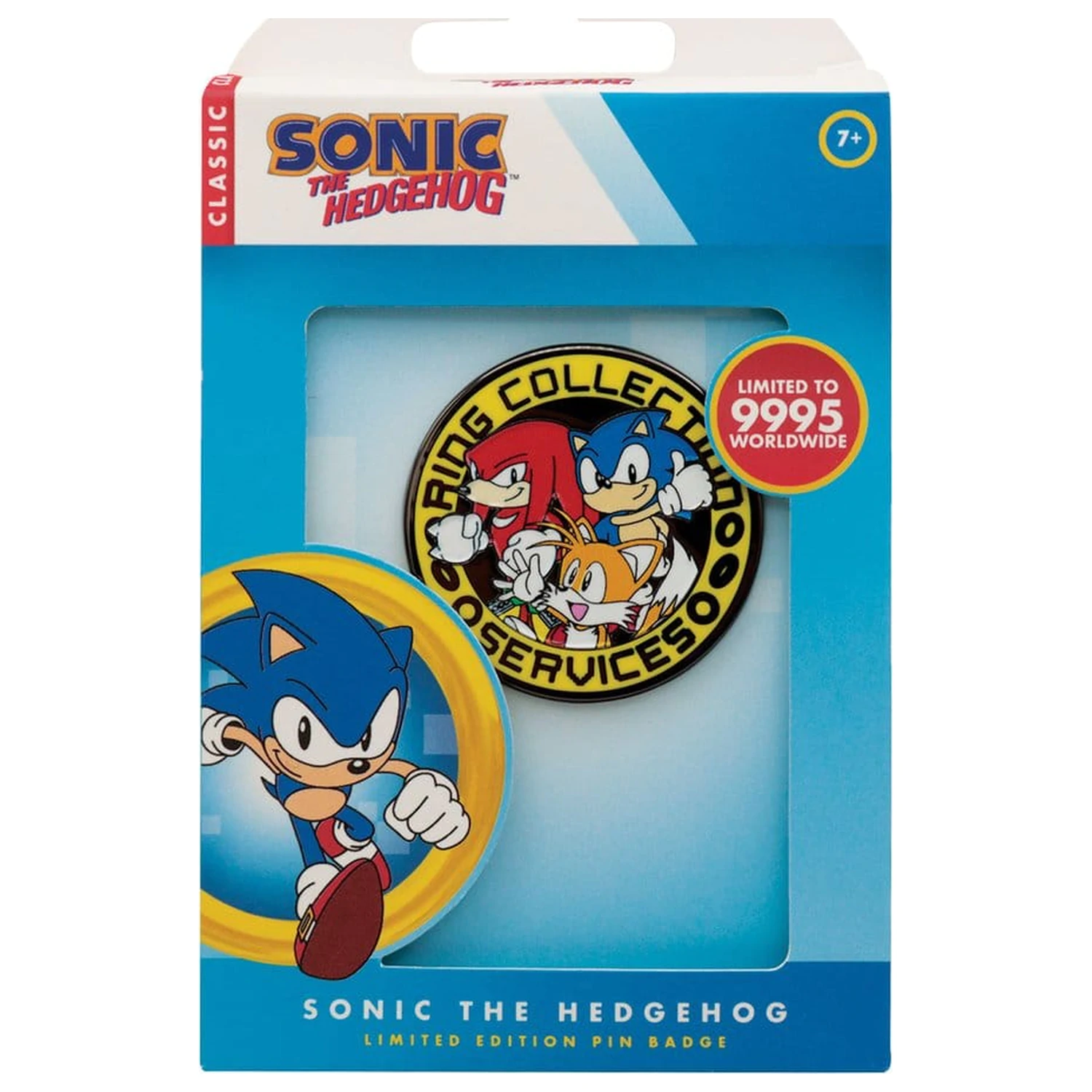 Sonic - The Hedgehog Pin Badge Sonic, Tails, Knuckles Editie limitata poza produsului