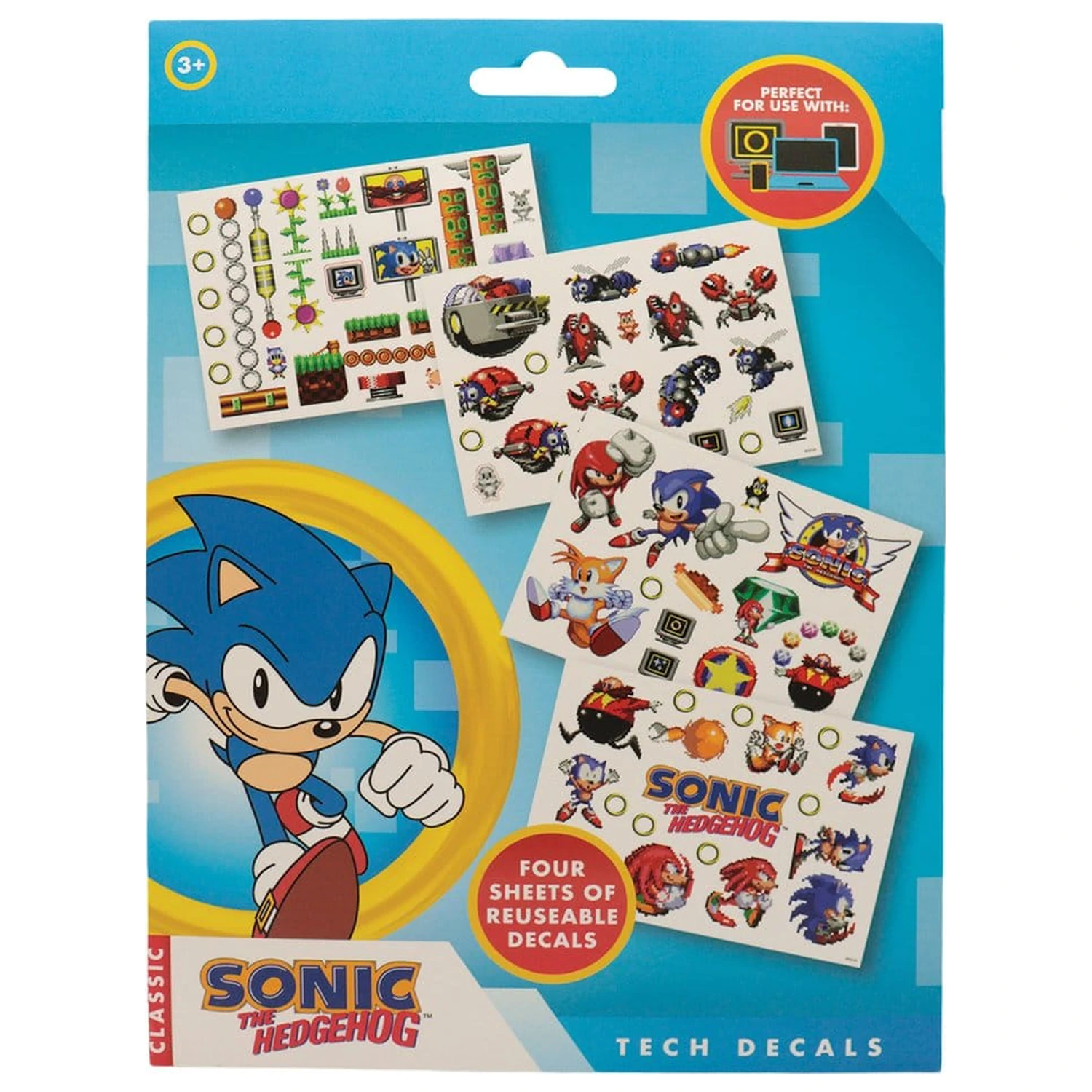 Sonic - The Hedgehog Tech pachet de autocolante poza produsului