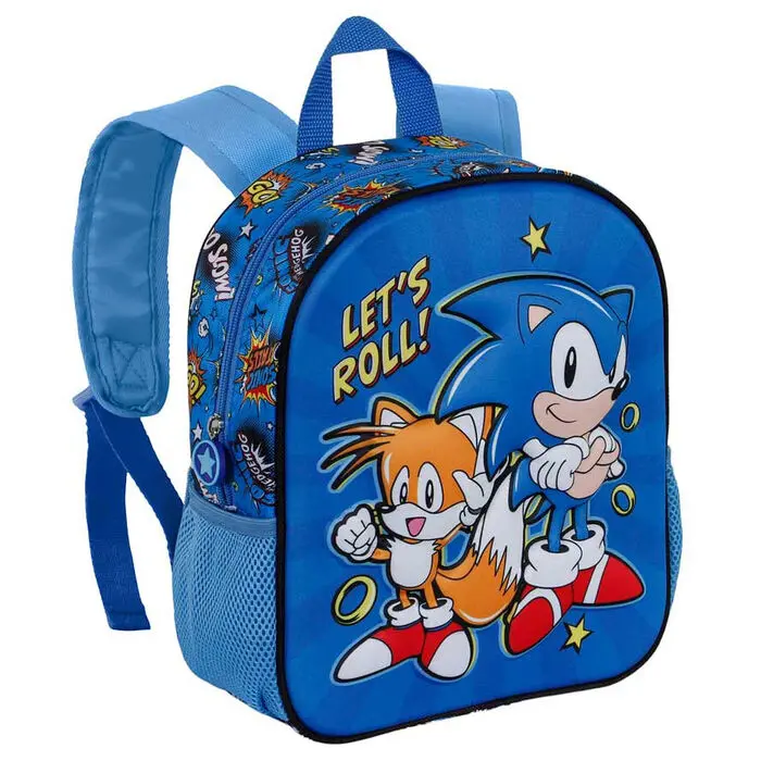 Sonic The Hedgehog Lets Roll rucsac 3D 31cm poza produsului