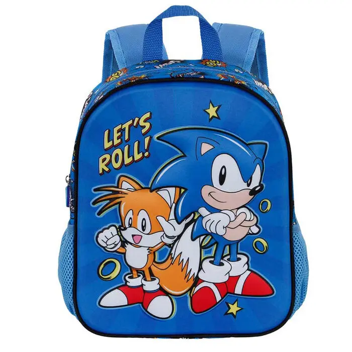 Sonic The Hedgehog Lets Roll rucsac 3D 31cm poza produsului