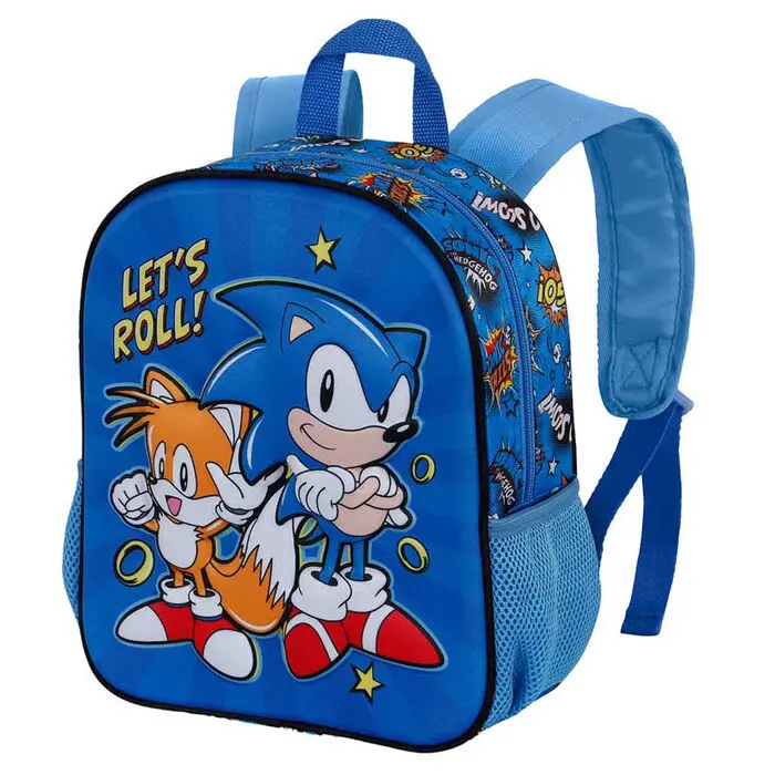 Sonic The Hedgehog Lets Roll rucsac 3D 31cm poza produsului