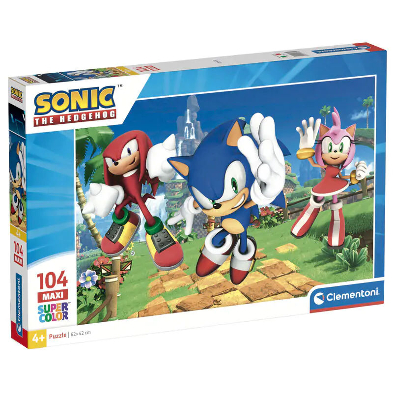 Sonic the Hedgehog maxi puzzle 104 piese poza produsului