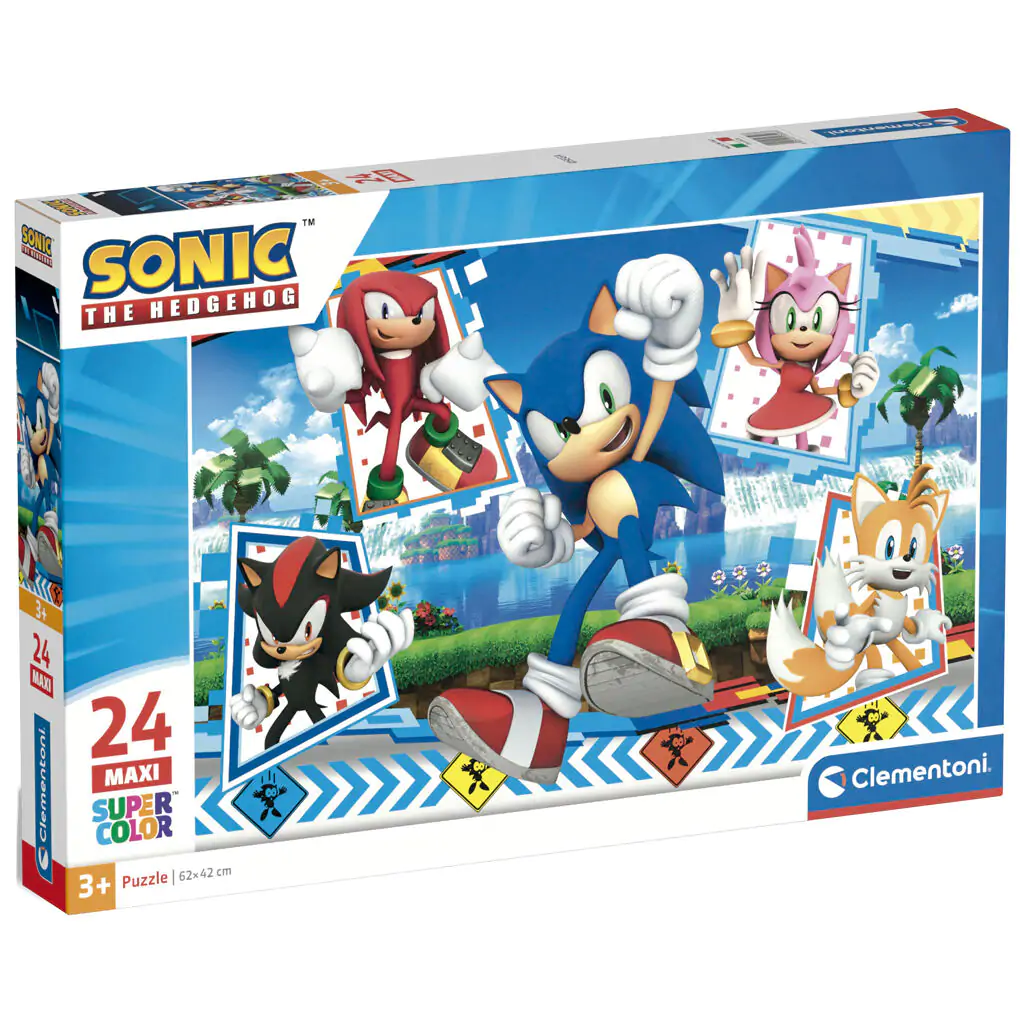 Puzzle maxi Sonic the Hedgehog 24 piese poza produsului