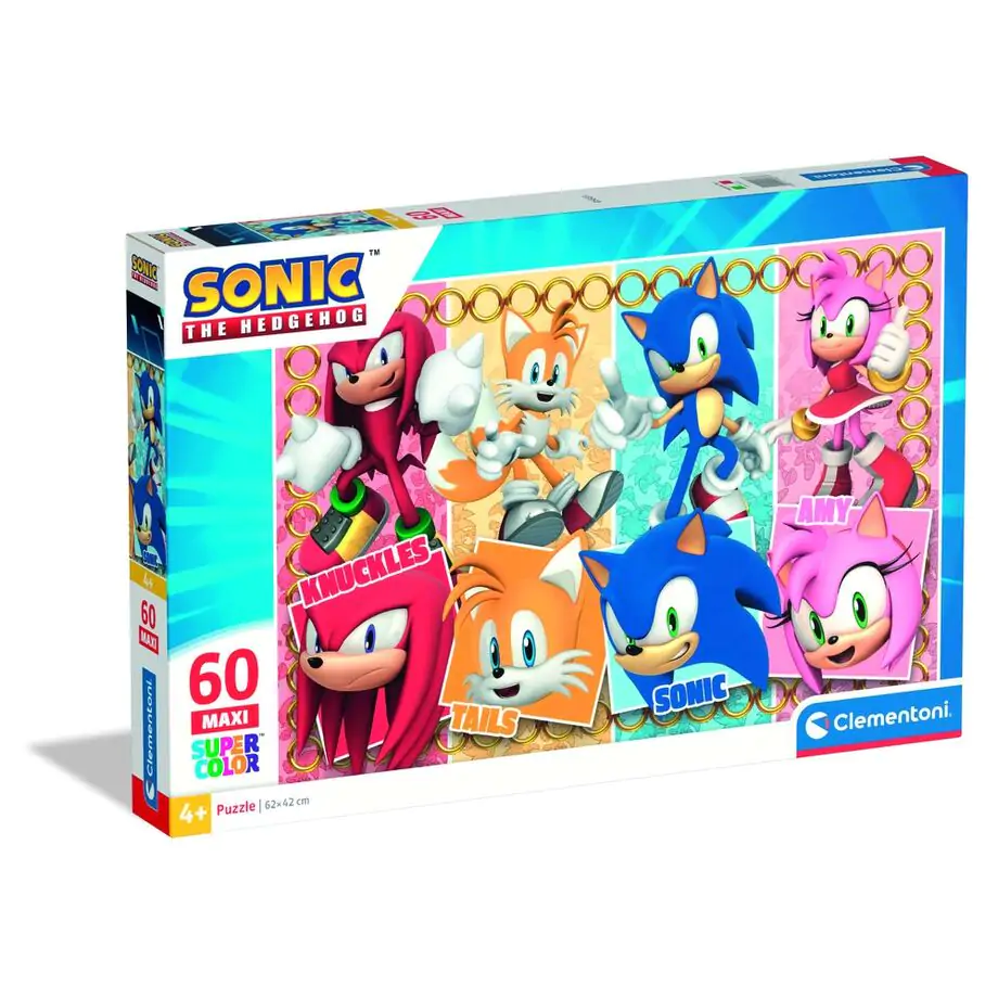 Sonic the Hedgehog maxi puzzle 60 de piese poza produsului