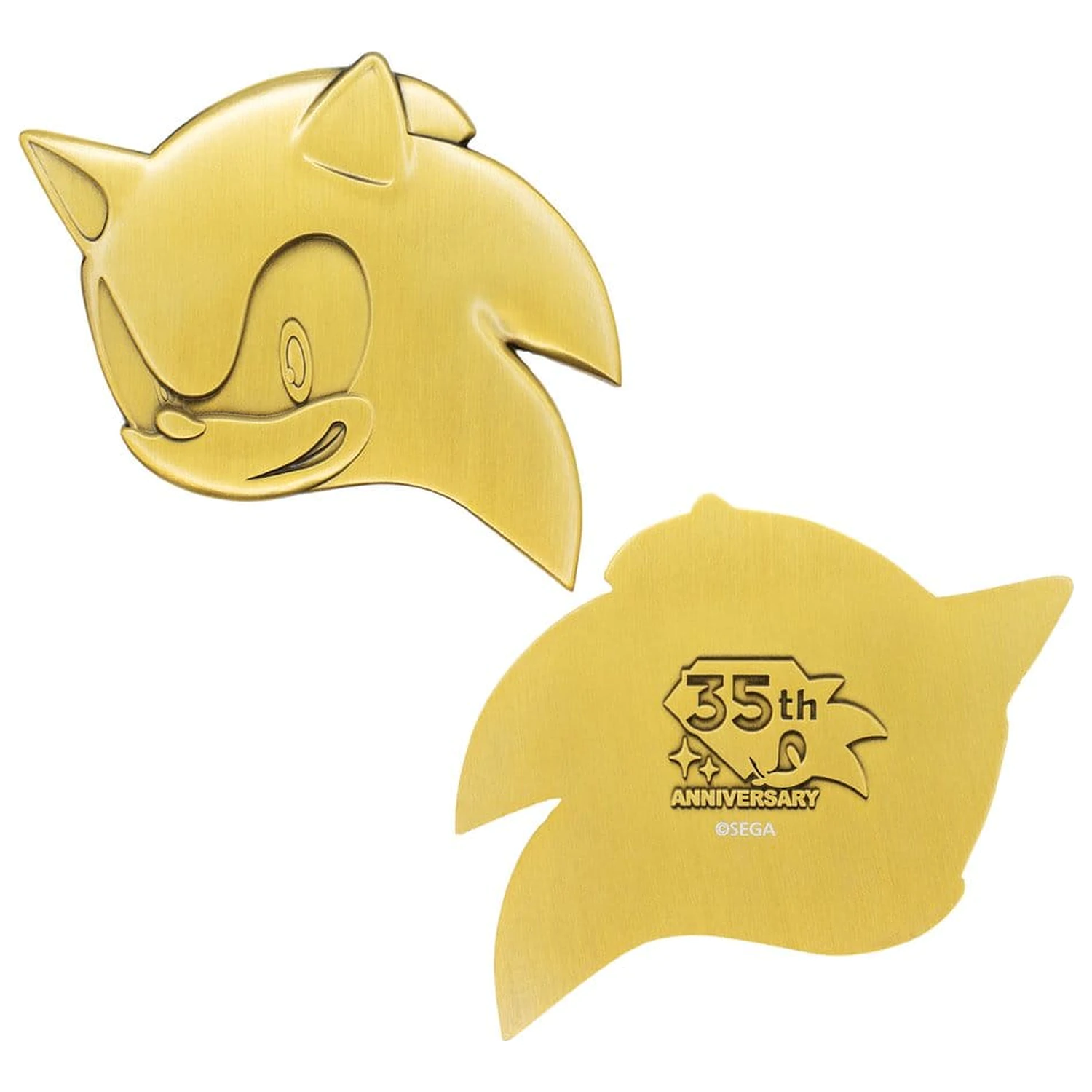 Sonic the Hedgehog Set medalioane 35th Anniversary Then & Now Limited Edition poza produsului