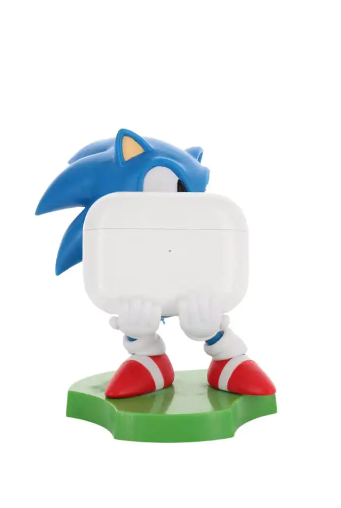 Sonic the Hedgehog Figurina Sonic alunecând mini cablu suport 10 cm poza produsului