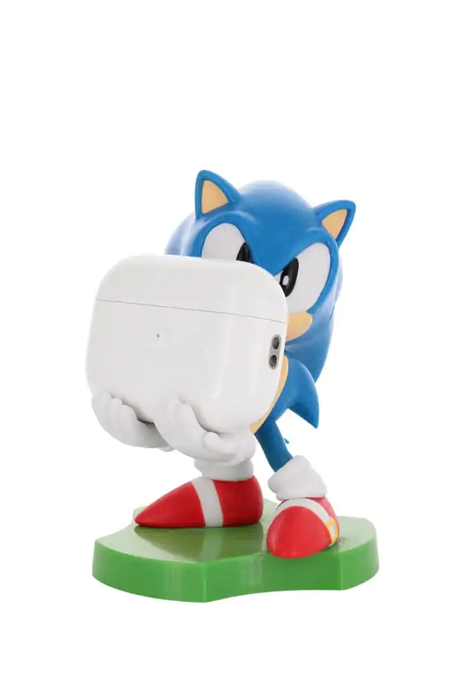 Sonic the Hedgehog Figurina Sonic alunecând mini cablu suport 10 cm poza produsului