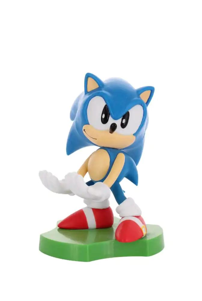 Sonic the Hedgehog Figurina Sonic alunecând mini cablu suport 10 cm poza produsului