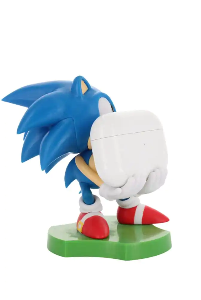 Sonic the Hedgehog Figurina Sonic alunecând mini cablu suport 10 cm poza produsului