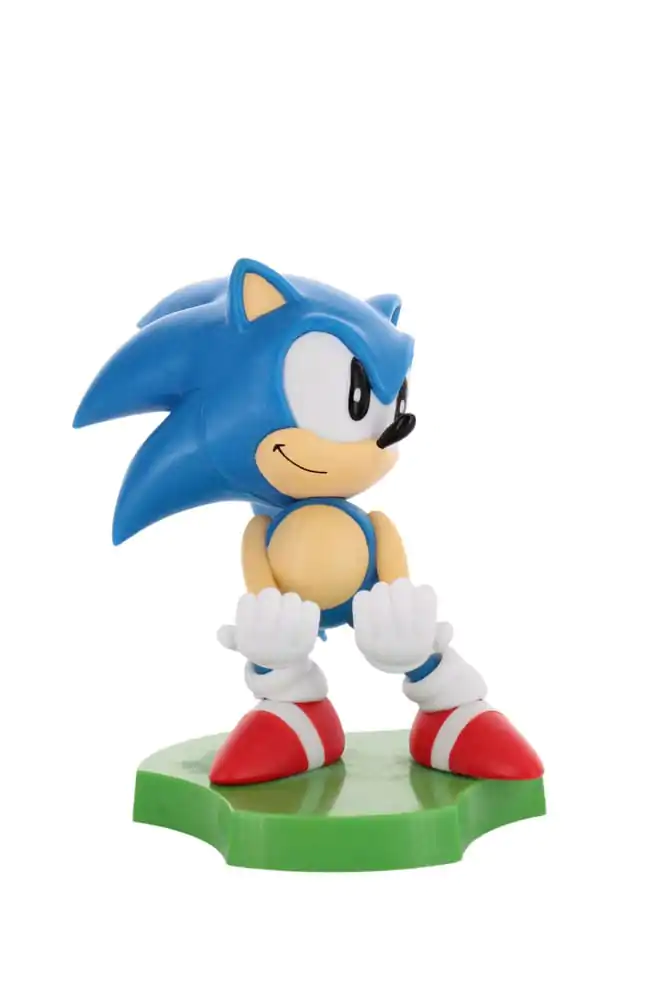 Sonic the Hedgehog Figurina Sonic alunecând mini cablu suport 10 cm poza produsului