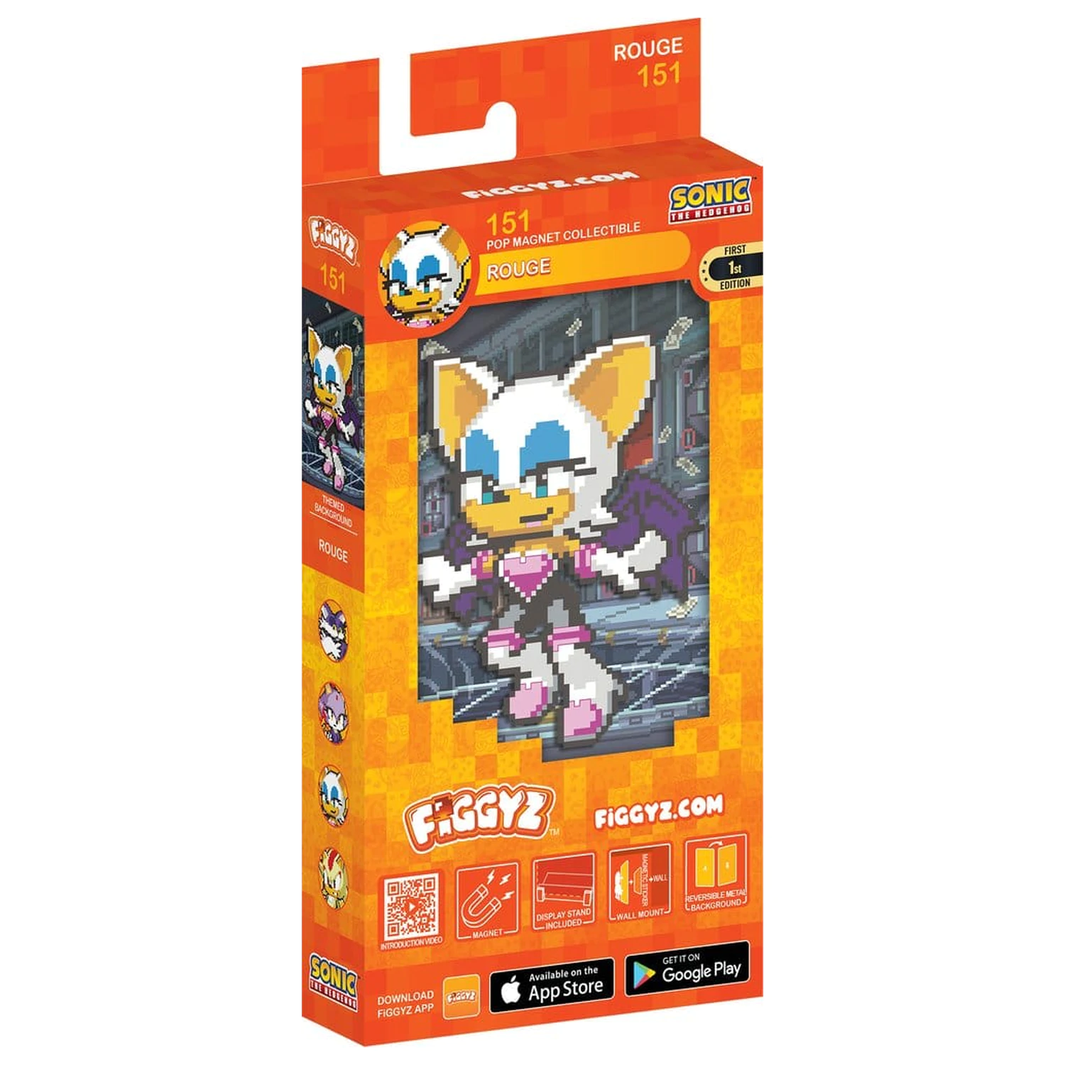 Sonic the Hedgehog (Modern) FiGGYZ Magnet Colectionabil Rouge the Bat 11 cm poza produsului