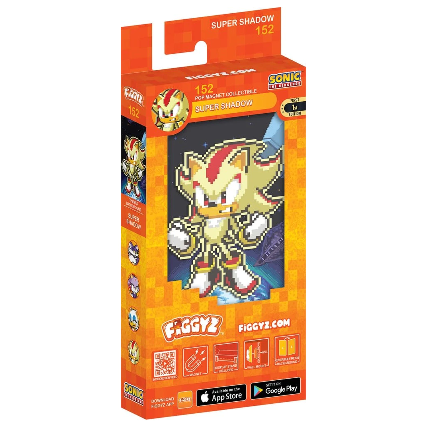 Sonic the Hedgehog (Modern) FiGGYZ Magnet de colecție Super Shadow 11 cm poza produsului