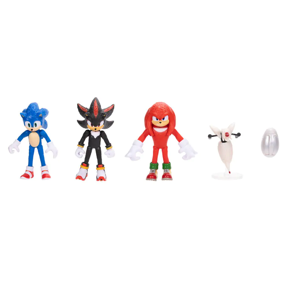 Set 6 mini figurine Sonic - The Hedgehog Movie 3 Wave 1 6 cm poza produsului