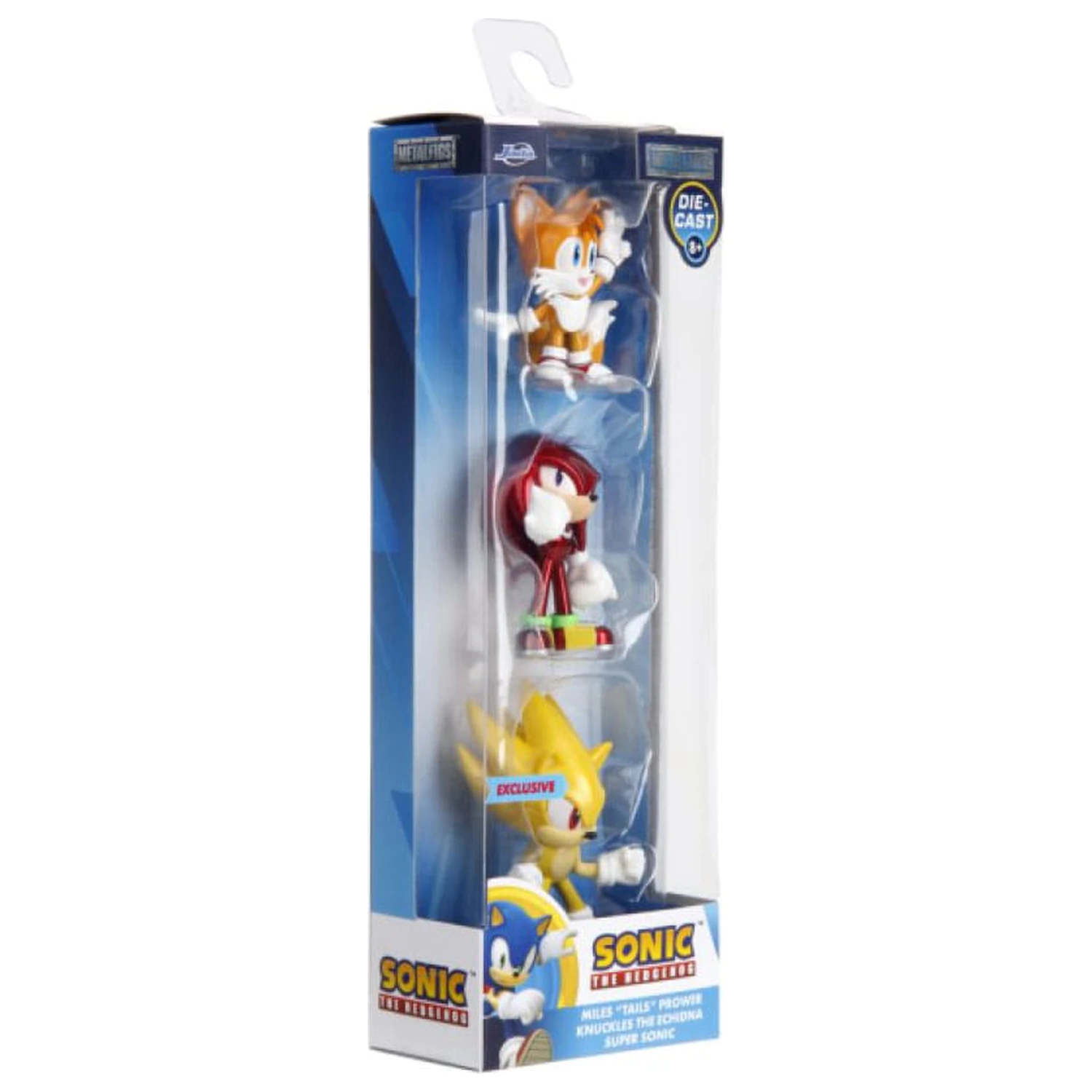 Sonic the Hedgehog Nano Metalfigs Diecast mini figurine pachet de 3 bucati 5 cm poza produsului