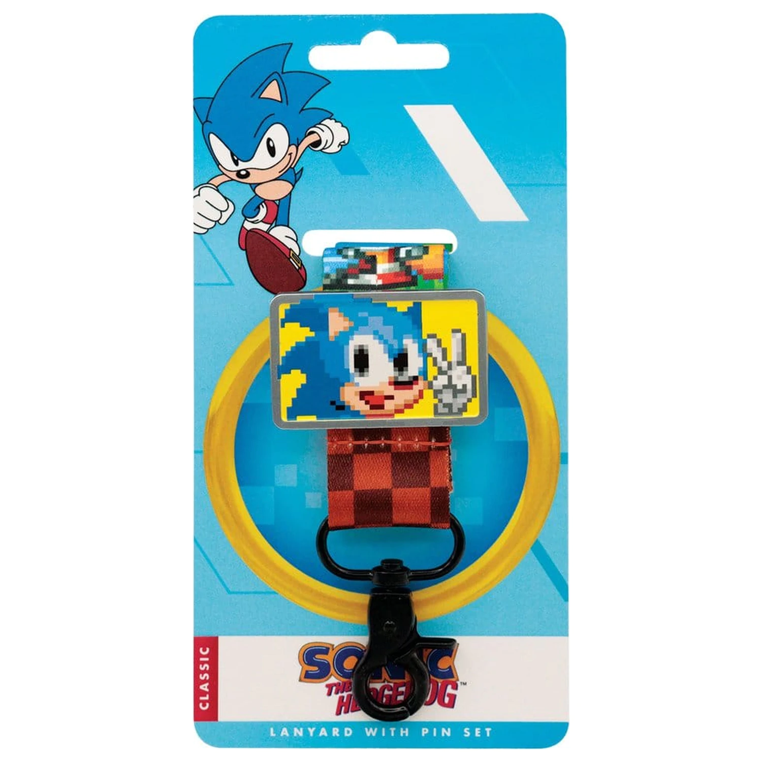 Sonic The Hedgehog Șnur și set de insigne poza produsului