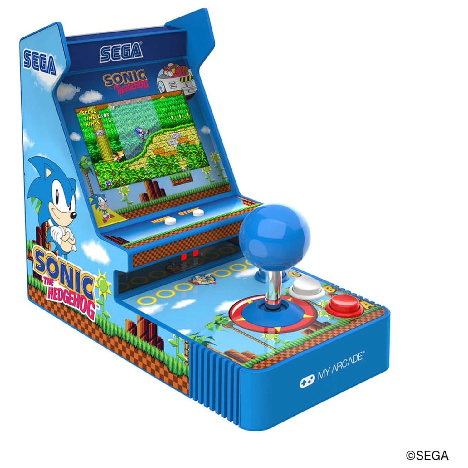 Sonic The Hedgehog Portabil Retro Arcade Joystick Jucator poza produsului
