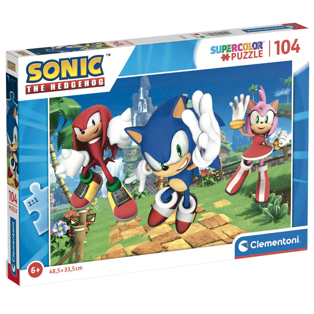 Sonic the Hedgehog puzzle 104 piese poza produsului