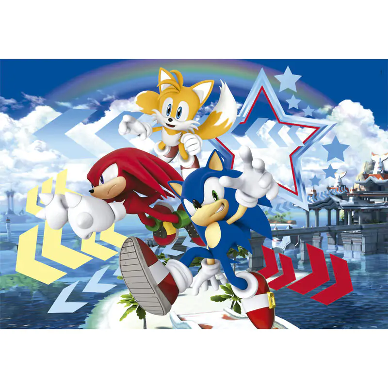 Sonic the Hedgehog puzzle 104 piese poza produsului