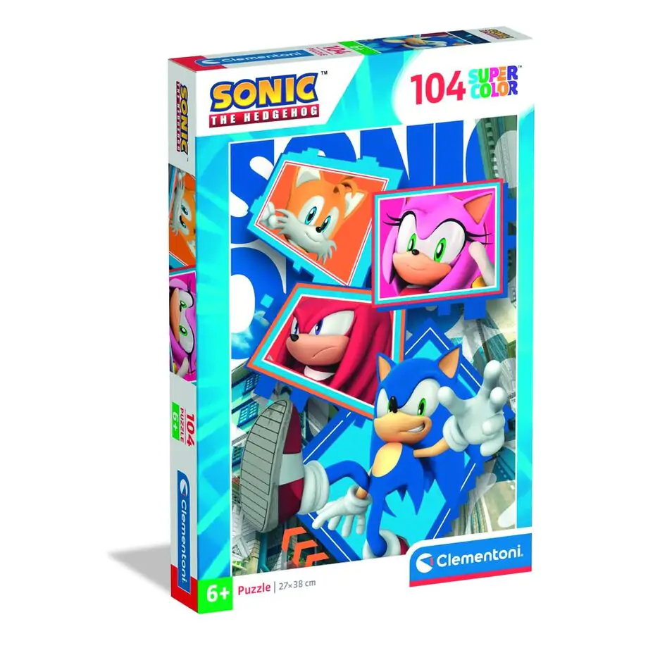 Sonic the Hedgehog puzzle 104 piese poza produsului